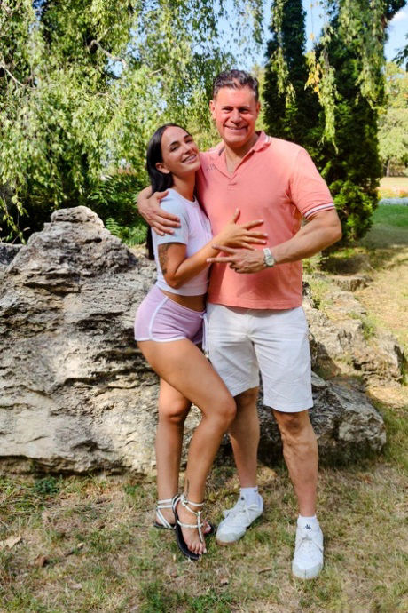 Tatiana gets a Freshman fuck by a senior big dick!